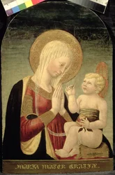 Madonna y Niño con granada